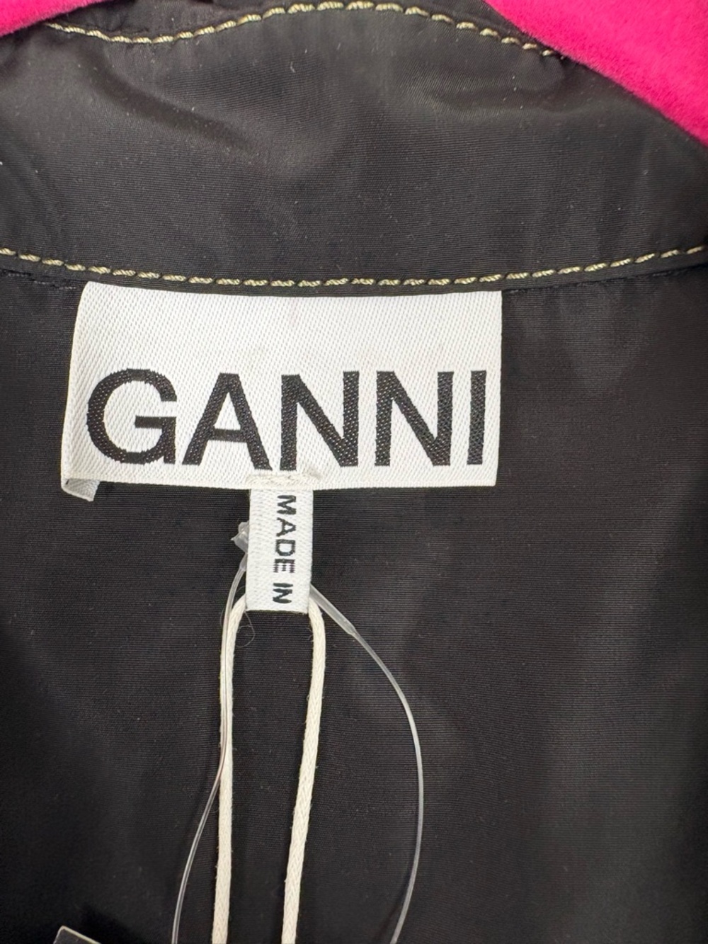 NWT Ganni black utility boiler jumpsuit size XS - Picture 6 of 10